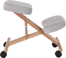 Ergonomická klekačka FLONET, šedohnědá taupe/buk