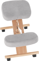 Ergonomická klekačka FLONET, šedohnědá taupe/buk