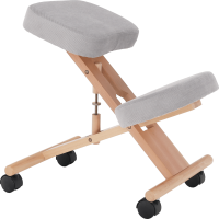 Ergonomická klekačka FLONET, šedohnědá taupe/buk