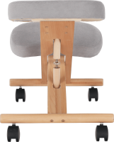 Ergonomická klekačka FLONET, šedohnědá taupe/buk