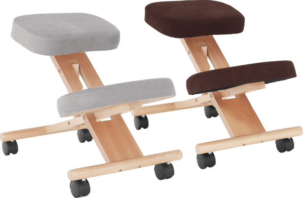 Ergonomická klekačka FLONET, šedohnědá taupe/buk