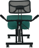 Ergonomická klekačka, zelená/černá, RUFUS