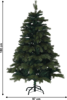 Vánoční stromek, full 3D, zelená, 180 cm, CHRISTMAS TYP 12