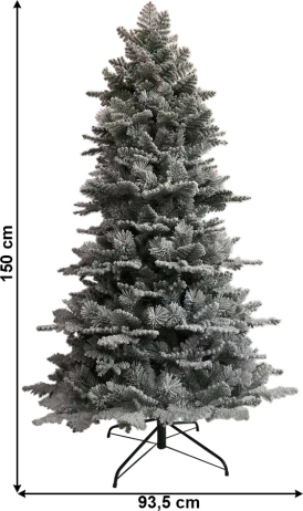 Vánoční stromek, zasněžený, 150 cm, MARAVEL TYP 2