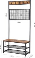 Věšák s lavicí Industrial R46
