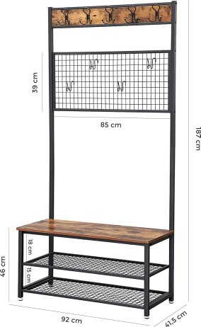Věšák s lavicí Industrial R46