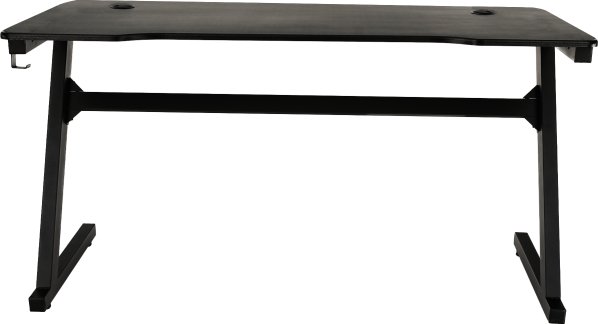 Herní stůl / počítačový stůl, černá / červená, MACKENZIE 140cm