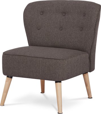 Hnědé křeslo ASB-025 GREY
