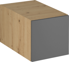 Horní skříňka, dub artisan/šedý mat, LANGEN N40