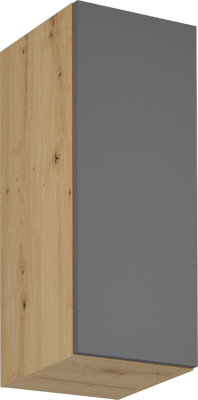 Horní skříňka, dub artisan/šedý mat, levá, LANGEN G30