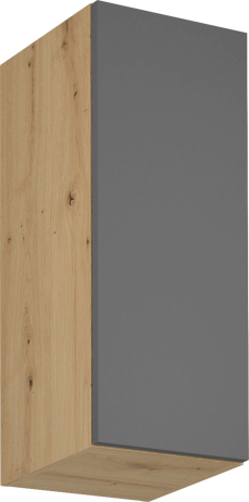 Horní skříňka, dub artisan/šedý mat, levá, LANGEN G30