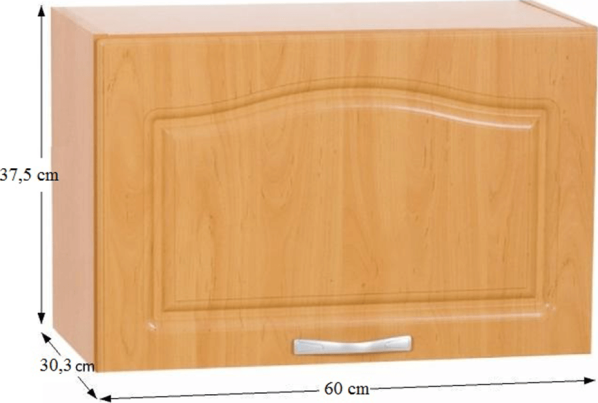Horní skříňka, olše, LORA MDF NEW KLASIK W600K