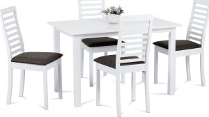 Jídelní set 1+4 bílá AUT-4000 WT