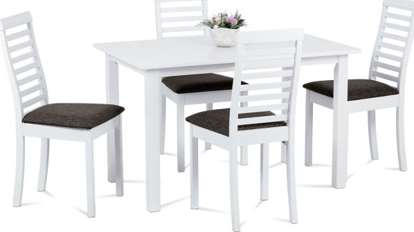 Jídelní set 1+4 bílá AUT-4000 WT