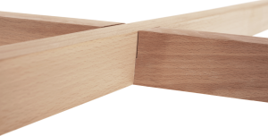 Jídelní stůl, bílá/přírodní, CYRUS 2 NEW