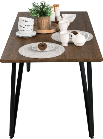 Jídelní stůl, 150 cm, dub / černá, FRIADO