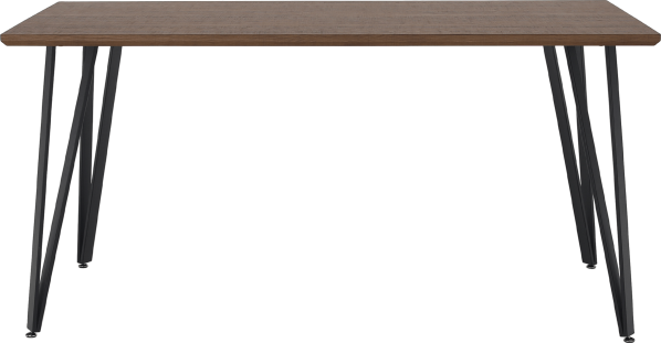 Jídelní stůl, 150 cm, dub / černá, FRIADO
