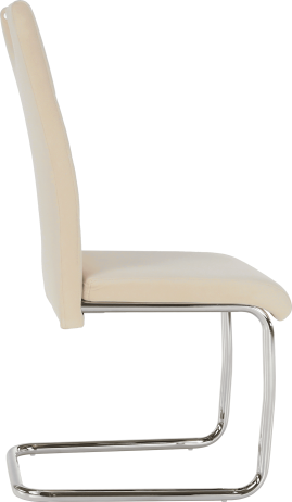 Jídelní židle, béžová Dulux Velvet látka, ABIRA NEW