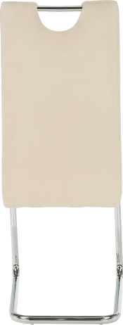 Jídelní židle, béžová Dulux Velvet látka, ABIRA NEW