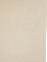 Jídelní židle, béžová Dulux Velvet látka, ABIRA NEW