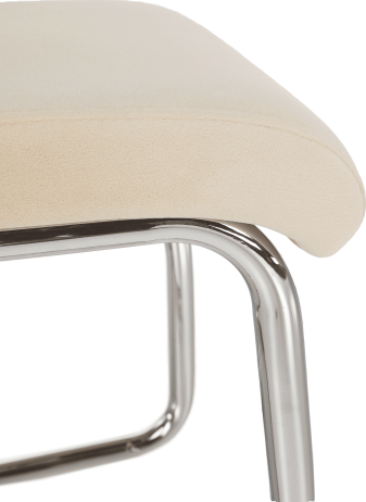 Jídelní židle, béžová Dulux Velvet látka, ABIRA NEW