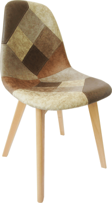 Jídelní židle SALEVA, patchwork/buk