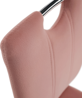 Jídelní židle, růžová Velvet látka / chrom, OLIVA NEW