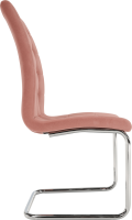 Jídelní židle, růžová Velvet látka / chrom, SALOMA NEW