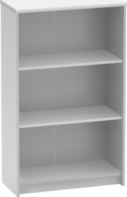 Kancelářský regál nízký, bílá, JOHAN 2 NEW 03