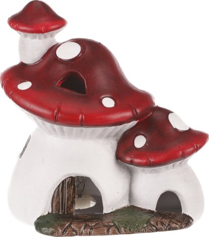 Keramický domek s LED světlem ALA3012