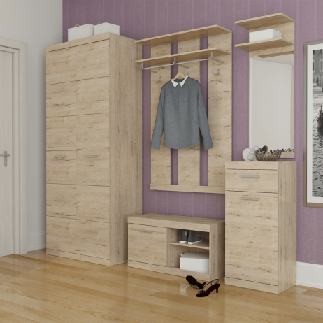 Nízká komoda ORESTES 1D / 90, dub san remo