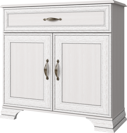 Komoda TIFFY 2D1S, woodline krém