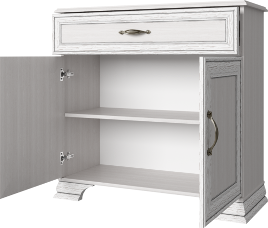 Komoda TIFFY 2D1S, woodline krém