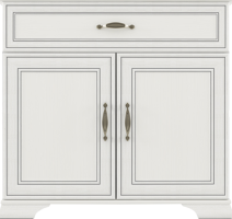 Komoda TIFFY 2D1S, woodline krém