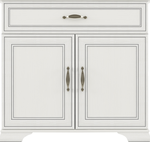 Komoda TIFFY 2D1S, woodline krém