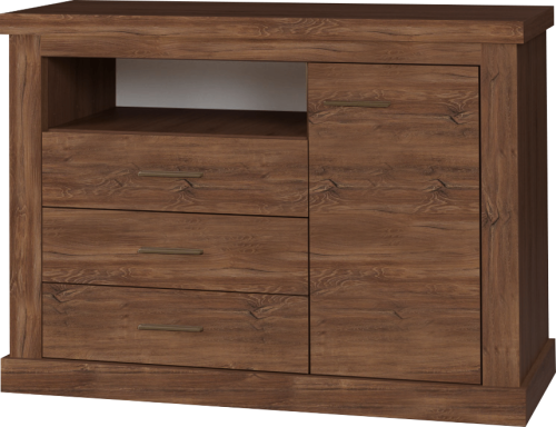 Komoda HILARD AR6, dub stirling
