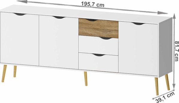 Retro komoda Oslo 75454