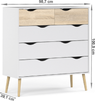 Retro komoda Oslo 75456
