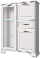 Komoda s barem TIFFY, woodline krém