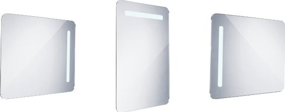 Zaoblené LED zrcadlo do koupelny 600x800mm