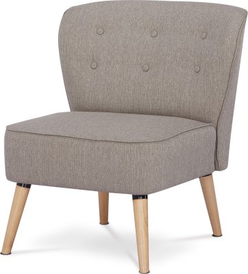 Krémové křeslo ASB-025 CRM