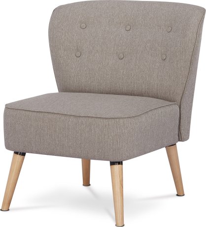 Krémové křeslo ASB-025 CRM