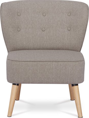 Krémové křeslo ASB-025 CRM