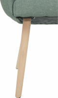 Křeslo EKIN, mentolová/buk
