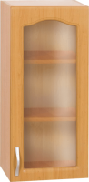 Kuchyňská horní skříňka LORA MDF NEW KLASIK W40S, olše, pravá