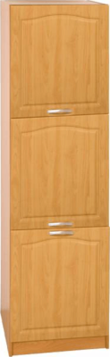 Kuchyňská skříňka  LORA MDF NEW KLASIK S40 / 210/57, levá, olše