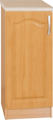 Kuchyňská skříňka  LORA MDF NEW KLASIK S40, olše, levá