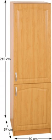 Kuchyňská skříňka  LORA MDF NEW KLASIK S60LO, olše, pravá