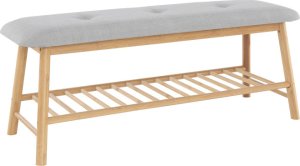 Lavice LAVIDA TYP 3, přírodní/šedá
