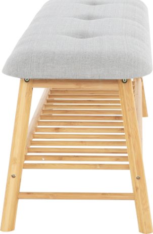 Lavice LAVIDA TYP 3, přírodní/šedá